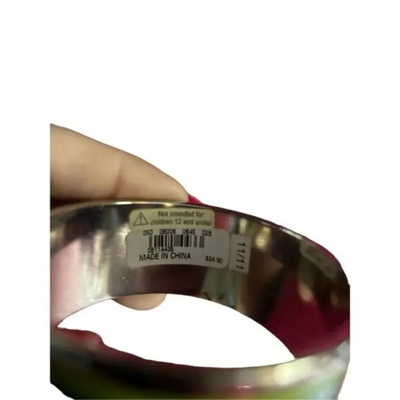 Women's Multicolor‎ Western Rustic Fashion Enamel Bangle Bracelet Country NWT - Picture 3 of 3